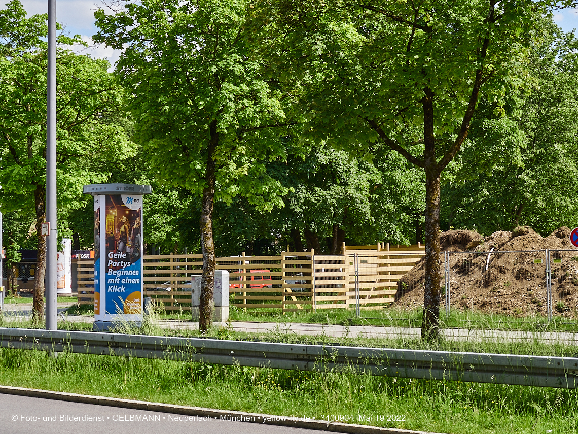 19.05.2022 - Baustelle am Haus für Kinder in Neuperlach